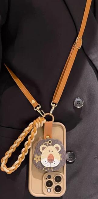 ProMax par Apple 14 caja del teléfono para IP13/12 Vino rojo café oso tridimensional IPhone15/15