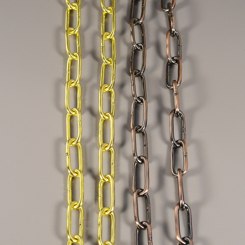 3mm不锈钢链条铁环吊牌链晒衣秋千起重输送链护栏锁链晾衣防滑链