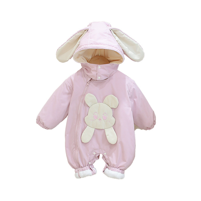 BABY GIRLS BABYS COTTON-PADDED 재킷 겨울 점프 수트 두꺼운 코튼 패딩 의류 겨울면 패딩 의류 겨울 옷 외출 의류 등반