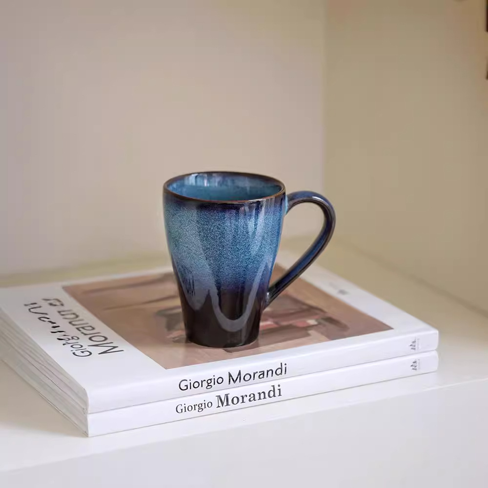 Transfronterizo LICANG cerámica europea taza de té taza de café taza de jugo grande taza de desayuno