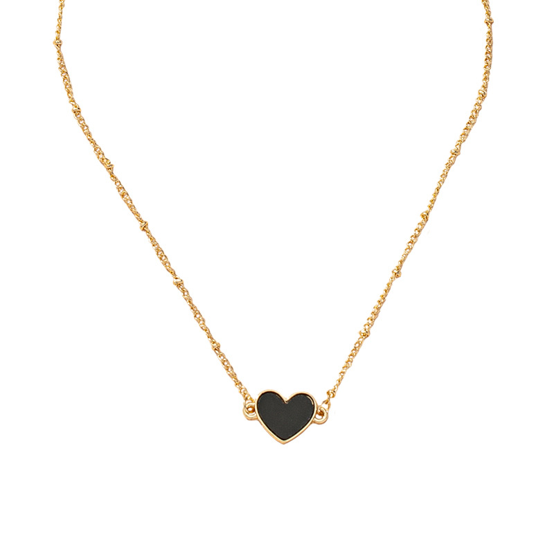 simple heart thin necklace wholesale Nihaojewelry