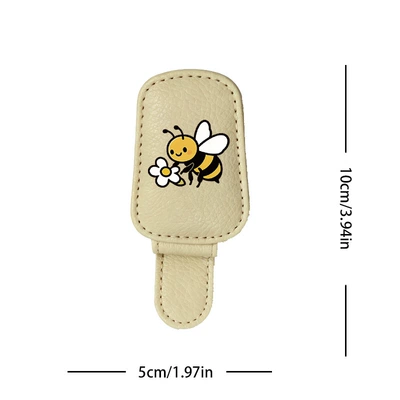 Beige cross-border bestseller sunglasses: Car Glasses Clip/Bill Clip
