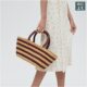 Bag 2025 New Straw Bag African Bucket Bag Vegetable Basket Women's Bag Beach Rattan Grass Vacation Beach Handbag