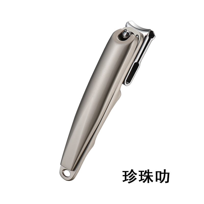 德国精工360度旋转不锈钢指甲钳大号指甲剪大开口防飞溅修甲工具|undefined