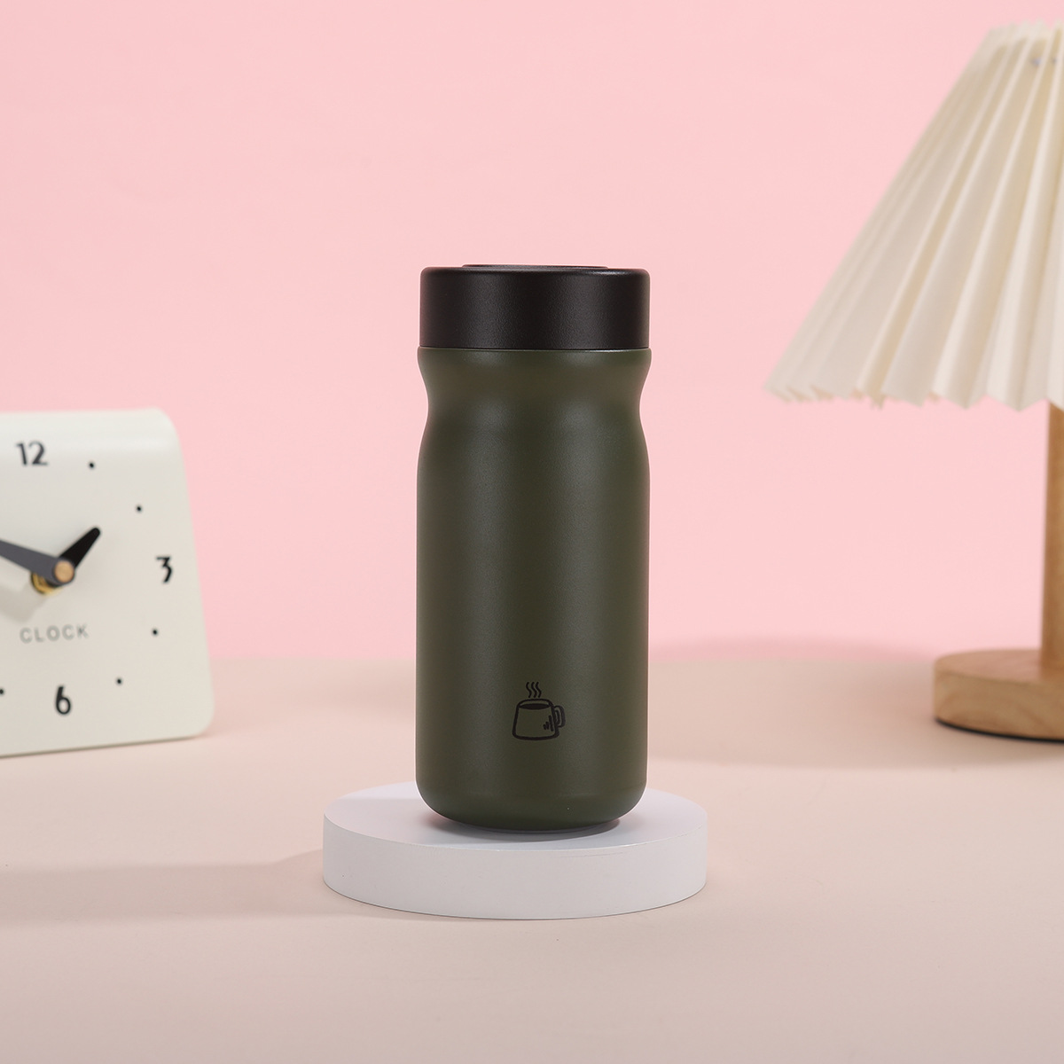 Edelstahl Thermobecher Für Studenten Kompakte Isolierflasche_voghion.com