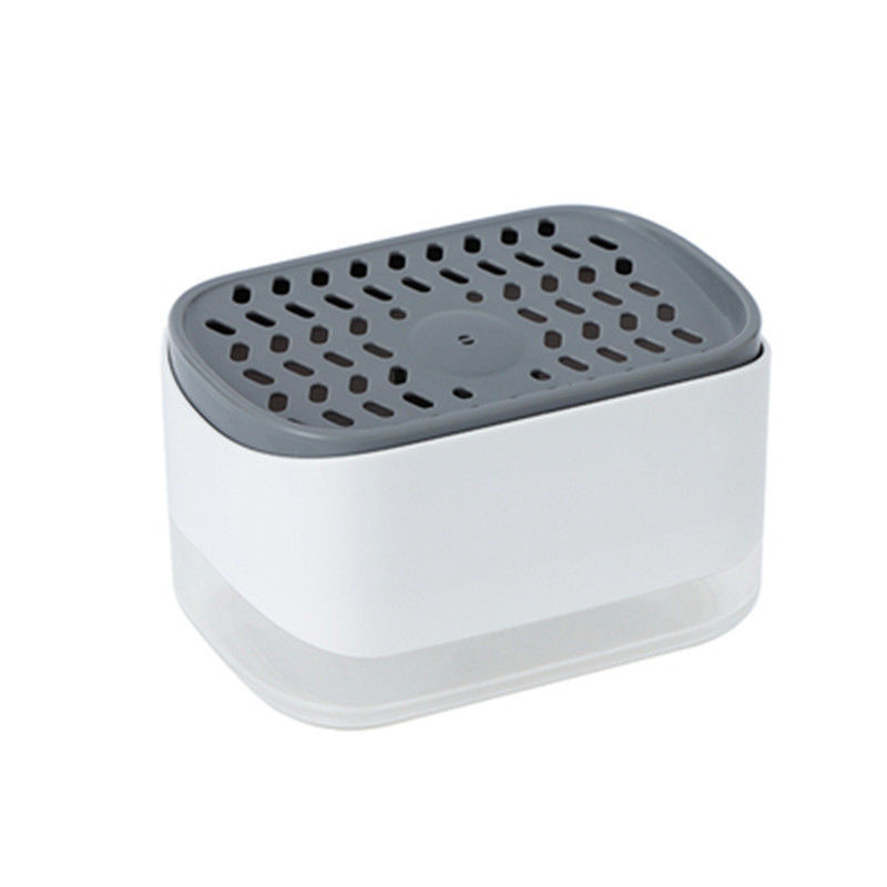 Caja de descarga de líquido de cocina de presión, detergente de tela limpia, detergente de lavado de platos, cepillo de paneles, caja automática de jabón