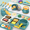 Family realistic kitchen for boys and girls, electromagnetic toy