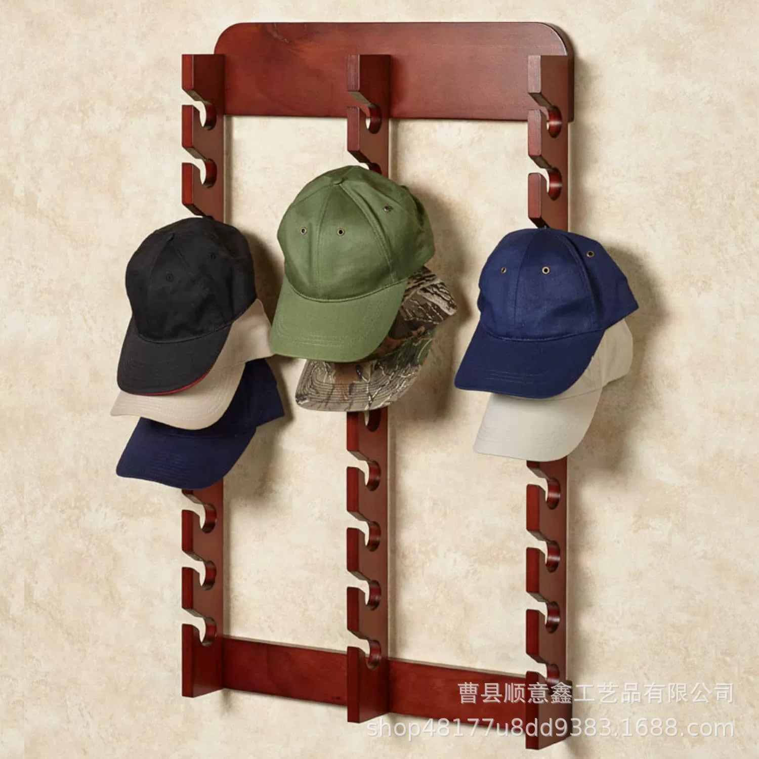 Твердая Деревянная Шляпа вход стеллаж для хранения деревянная шляпа стойка для бейсболки стенд деревянный шар крышка Дисплей настенная полка дома