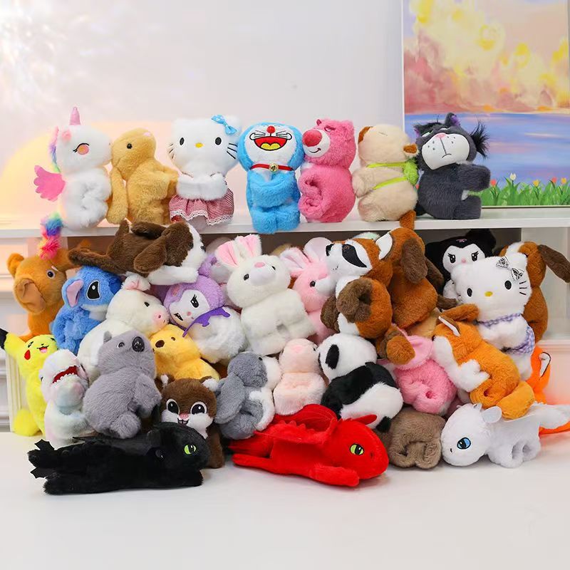 Pulsera de anillo de papa de dibujos animados transfronterizos regalo para niños muñecos de cerdito juguetes de peluche para bodas muñecos de trapo al por mayor