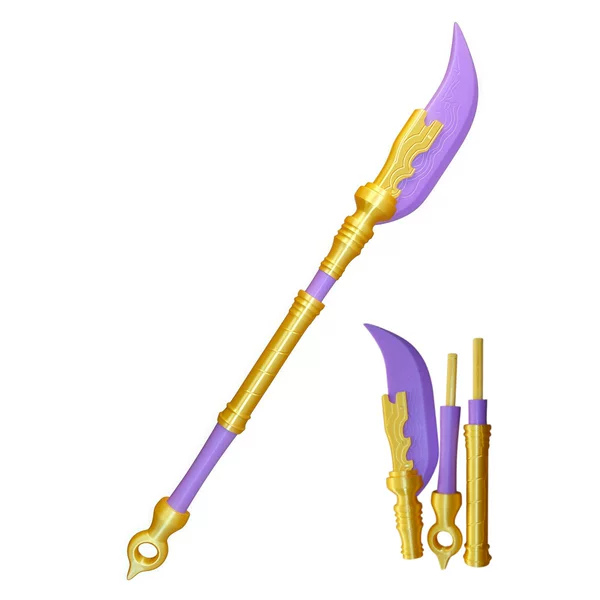 Demon Hunter Weapons Demon Hunter Girls' Group Purple Prop Weapon Mila's Gokdo Kpop Big Sword
