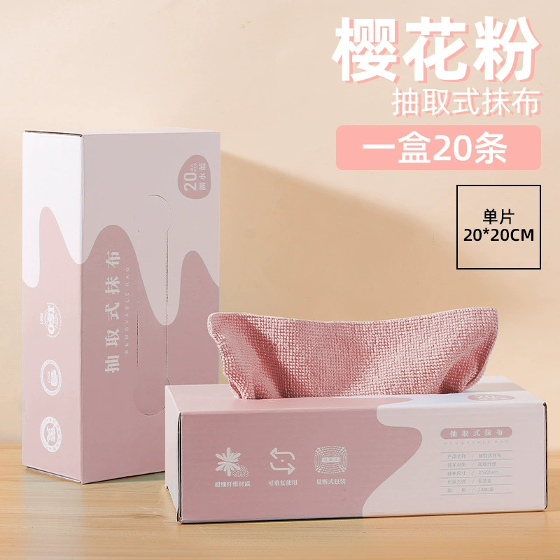 ДезDisposable кухонные салфетки, высокопоглощающие безворсовые ткани Baijie, 20×20 см, коробка из 20 рулонов