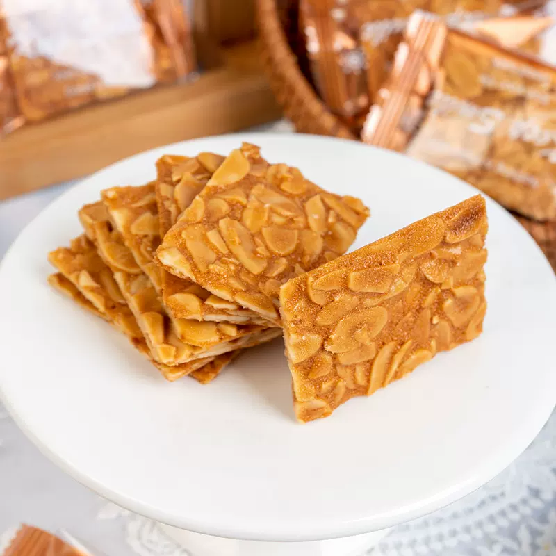 杏仁瓦片果仁香酥脆片坚果办公室点心小零食代餐小吃扁桃仁饼干
