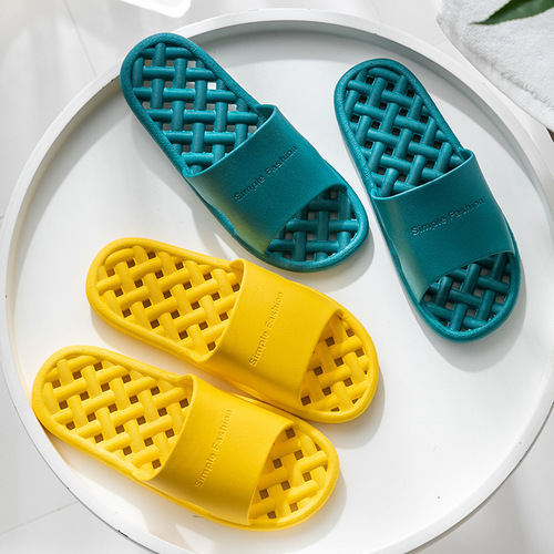 Summer slippers for couples, home bathroom bathing, non-slip, wear-resistant, odor-proof and leak-proof slippers wholesale manufacturer