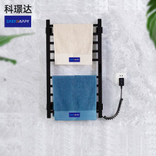 跨境智能恆溫加熱桿電熱毛巾架烘干不銹鋼衛生間浴室毛巾烘干架