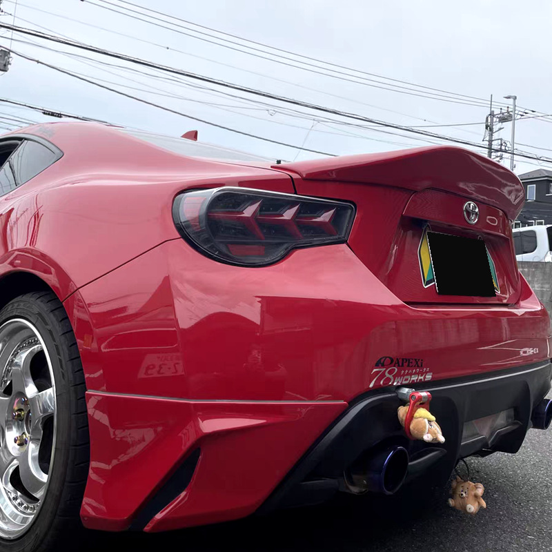 Suitable for Toyota Gt86 Subaru Brz Rear Wing Leg Style Punch-Free Mortor Sport Modification Parts