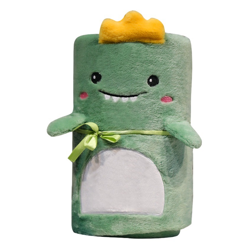 Animal de dibujos animados coral rollo manta Oficina siesta manta aire acondicionado manta estudiante niños pequeña manta grupo edificio empresa regalo