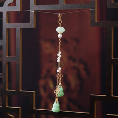 古風簡約髮簪流蘇盤發木簪子中國風古典飾品步搖漢服頭飾吊墜掛件