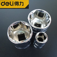 得力（deli）12.5系列六角铬钒钢套筒DL4009-DL4032