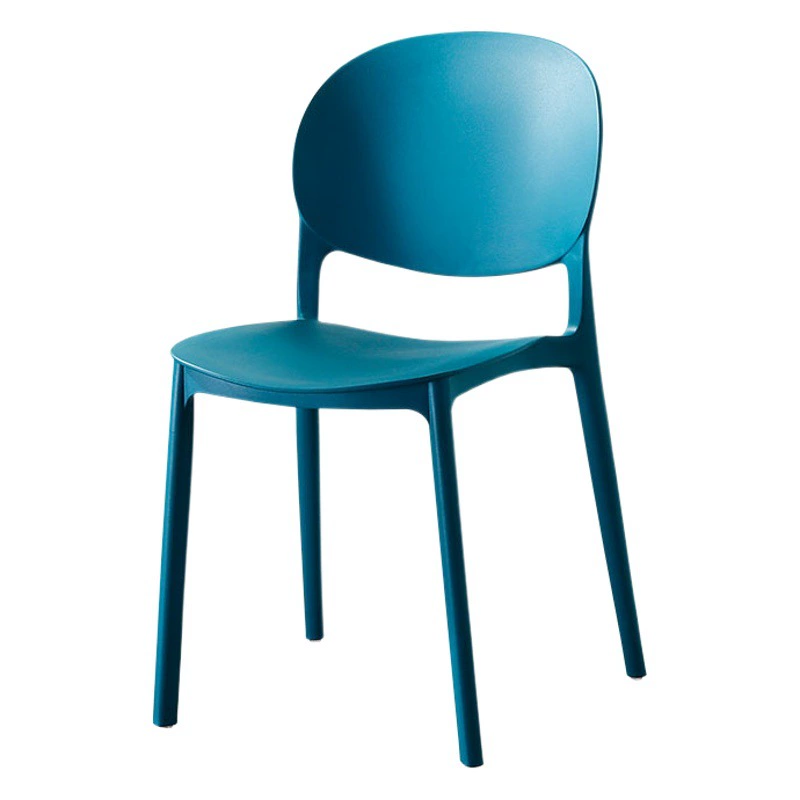 Креативный стул для отдыха Современный простой пластиковый стул Домашний обеденный стул Стул для взрослых для переговоров Ленивый стул со спинкой