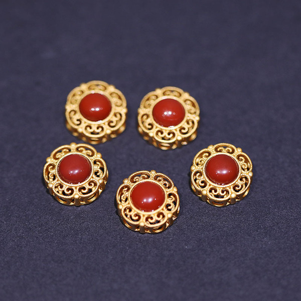 Organic red bracelet