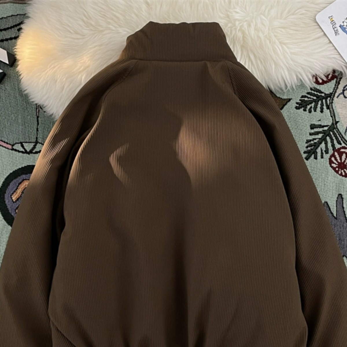 Primavera y otoño nueva moda juvenil simple color sólido ropa de abrigo de moda asiática estilo literario chaqueta de hombre ropa de abrigo