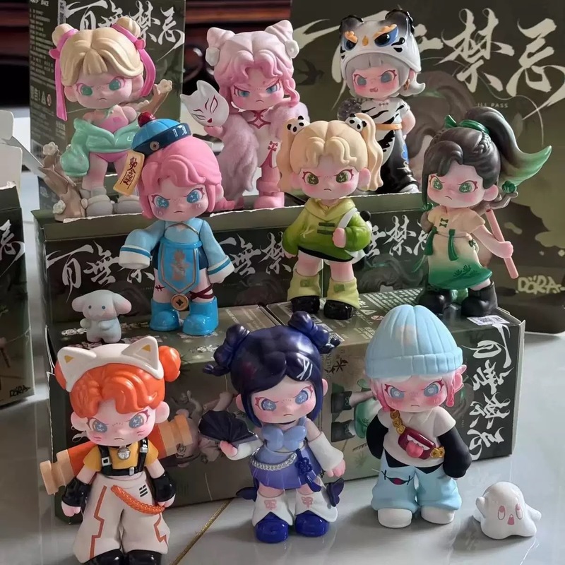 TNT DORA 百无禁忌系列五代dora盲盒潮玩具摆件礼物国风摆件现货|undefined