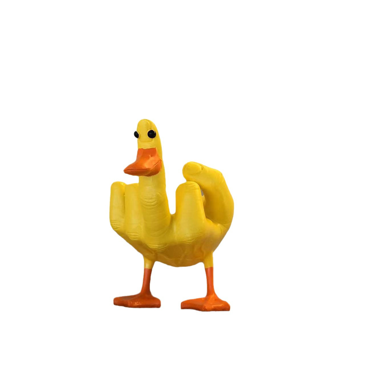 Pato transfronterizo dedo medio decoración hogar patio diseño decoración divertido pato decoración al aire libre Linda decoración creativa