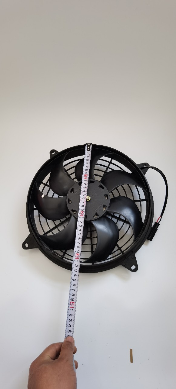 Suitable for 266 Suction Seven-Blade 24V Car Cooling Fan, Bus Top Air Conditioning Water Tank Cooling Fan
