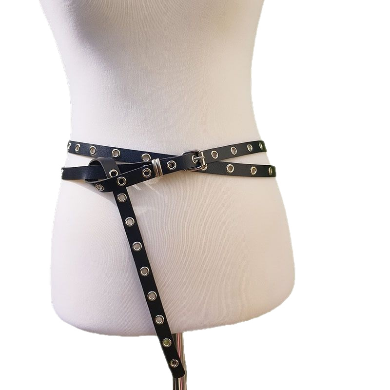 新型の柔らかい皮の細いベルトの女性の夏はスカートのシャツのファッションの装飾を配合します。