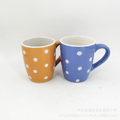 Taza de Cerámica Esmaltada con Estampado Apto para Microondas para Cocina