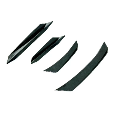 Suitable for Bmw 3 Series G20 G28 Late Abs Glossy Black Front Spoiler Side Skirts Rear Lip Surround Front Lip Rear Wing (Big Surrounded) - front-air-knife-abs