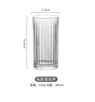 Glass capacious wineglass for whiskey, for karaoke bars