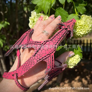 跨境新品Leather Hand Dragon Cuff手工制作个性皮革龙手套装饰-阿里巴巴