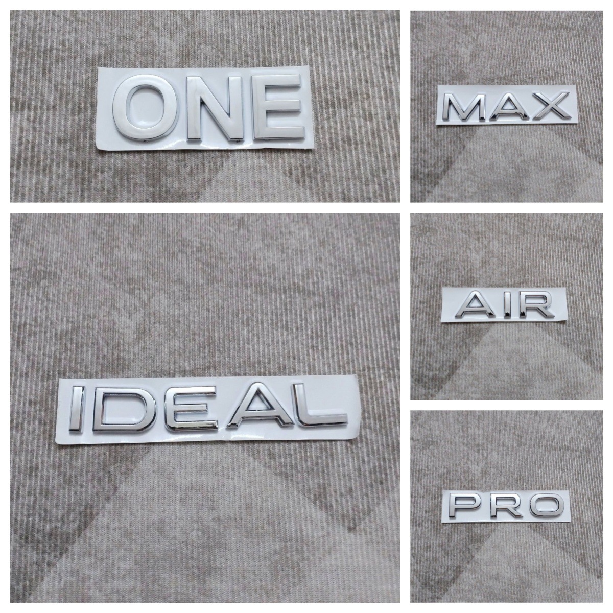 New Ideal L7 Car Logo Modified L6 Electroplated L9 Max Letter Logo Hood Front Car Logo L8 Electroplated Rear Tail Logo