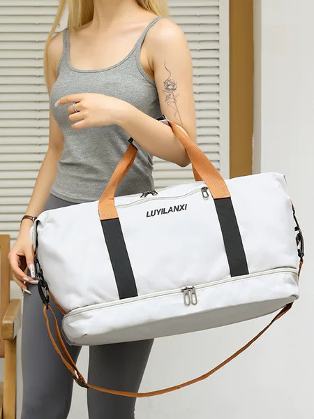 Cross-Border Travel Bag, Women's Hand Luggage Bag, Short-Distance Large-Capacity Lightweight Travel Storage Luggage Bag, Sports Fitness Bag