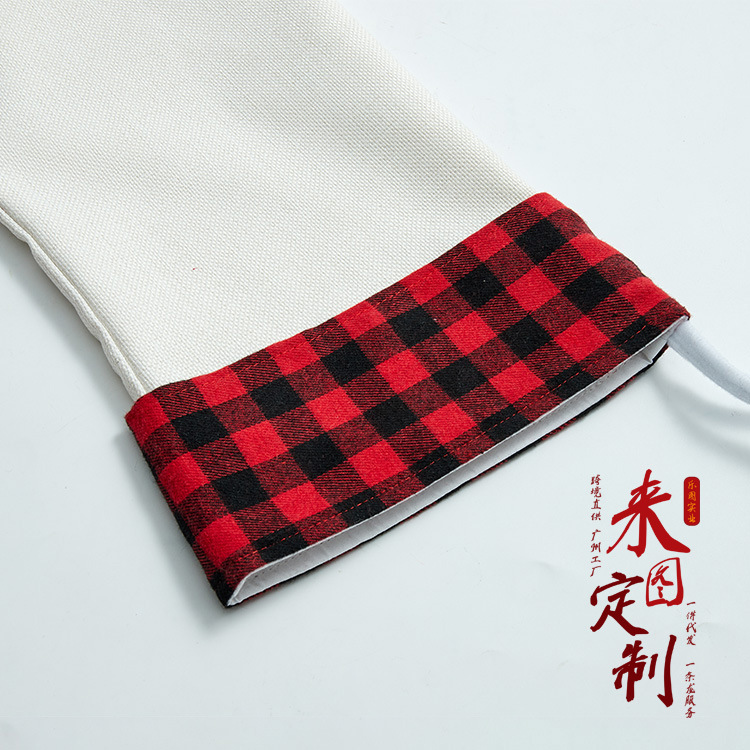 Regalos de Navidad calcetines bolsas de dulces regalos de Navidad vestidos colgantes de árbol de Navidad para dibujar personalizados xqds0078a2