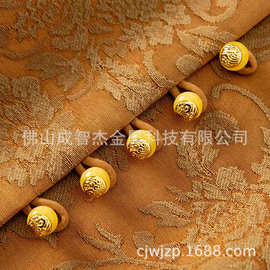 国风流水生财钮扣手缝扣 吸引财富能量新中式扣子 寓意财源滚滚