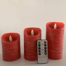 厂家遥控LED电子蜡烛灯仿真红色绿色摇摆万圣节圣诞家居酒店节庆