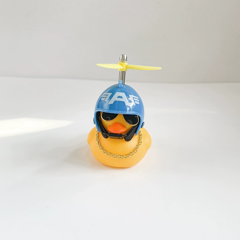 B.Duck, helmet, electric car with accessories, accessory