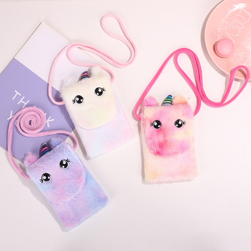 Unicorn Shoulder Bag Cute Plush Girl Simple Fashion Storage Coin Bag Storage Bag Lipstick Key Bag Unicorn Shoulder Bag Cute Plush Girl Simple Fashion Storage Coin Bag Storage Bag Lipstick Key Bag