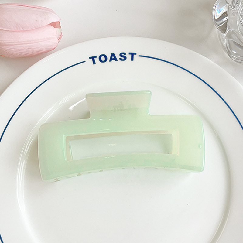 13cm Volumen de pelo clip de tiburón grande clip de pelo cuadrado de nuevo cabeza clip de pelo tocado updo clip de pelo chica