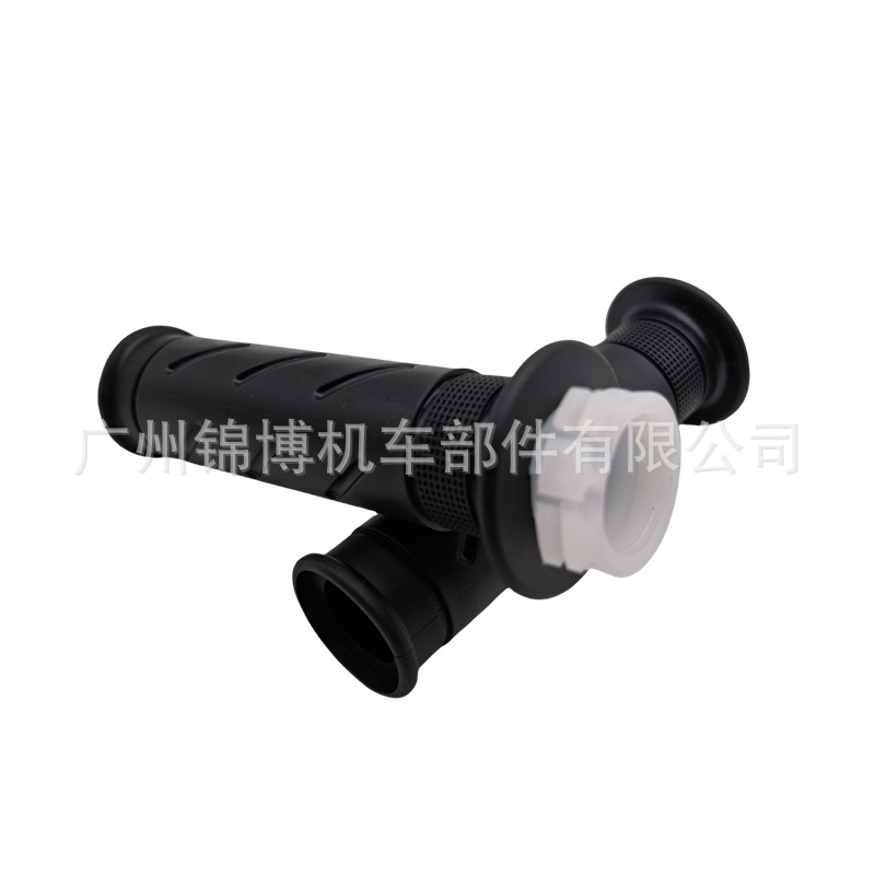 Suzuki Motorcycle Handlebar Grips Scooter Original Handlebar Rubber (Motorcycle Handle Cover) - jb-5190-black-double-hole-core