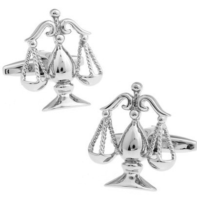 【Cufflinks Wholesale】Foreign Trade Cufflinks Custom-Made with Balance Scale Design, Men's French-Style Shirt Cufflinks