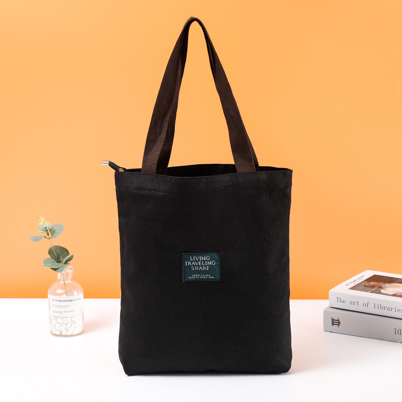 厂家批发广告宣传印花手提棉布袋 创意手提棉布购物袋化妆品袋