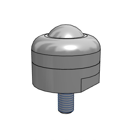 钢制万向球 车削型 螺杆切削式滚轮QDE61-20安装型BCBE120牛眼轮
