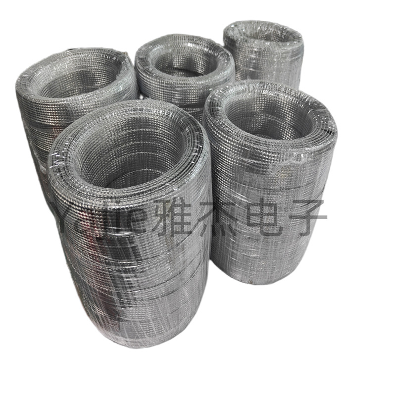 Stainless steel woven strap 304/316L stainless steel woven mesh metal telescopic