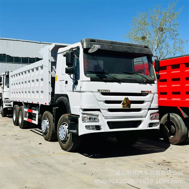 Export Africa Used Howo Front Four Rear Eight Dump Truck Left/Right Driving Dump Truck 430 Horsepower Dump Truck
