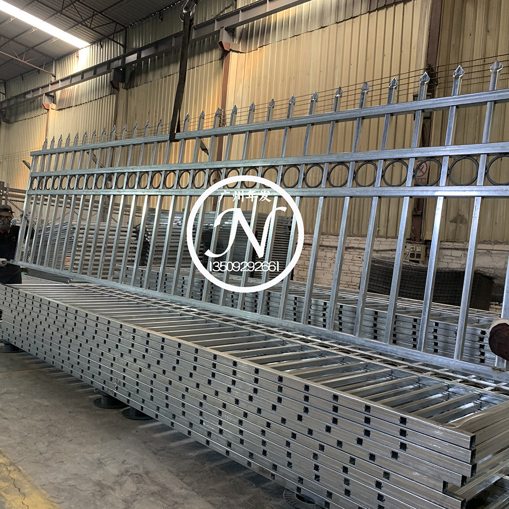 现货 1.2m人行道防撞市政护栏 道路交通锌钢护栏 静电喷塑护栏