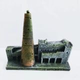 Ландшафтный дизайн аквариума/имитация железной башни, башня, статуя Свободы, украшения, ремесло из смолы