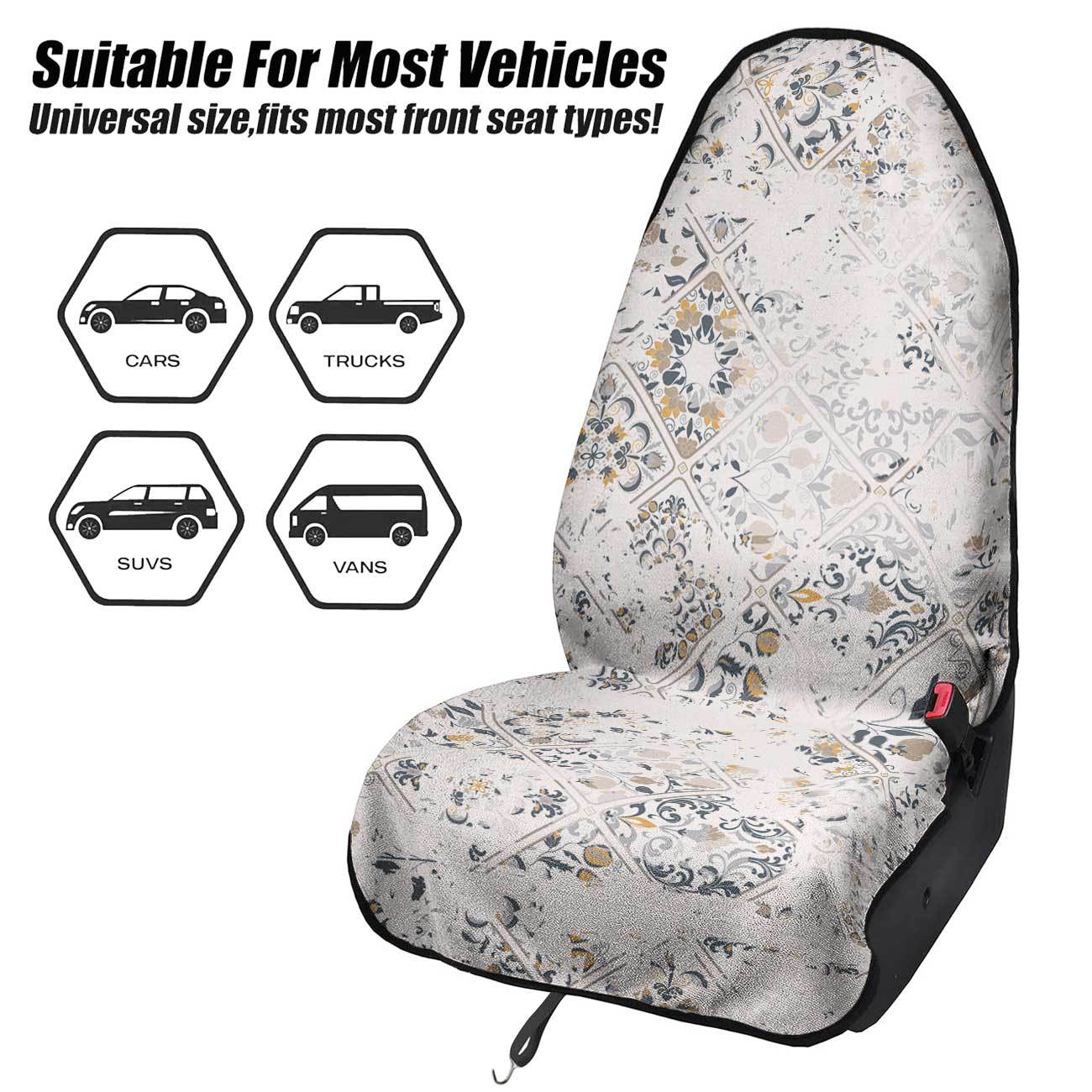 Car seat towel cover front seat protector suitable for gym and exercise, universal for all seasons, car use 76